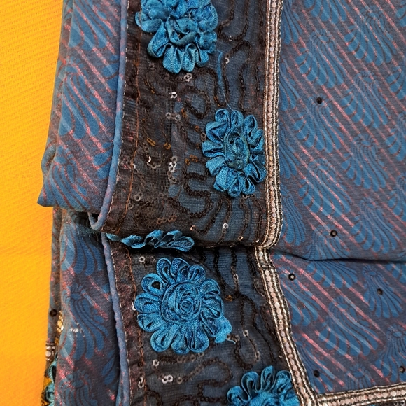 Fancy Party Wear Saree - Picture 5 of 5